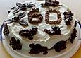 Quark - Sahne - Torte mit Knusperhaube
