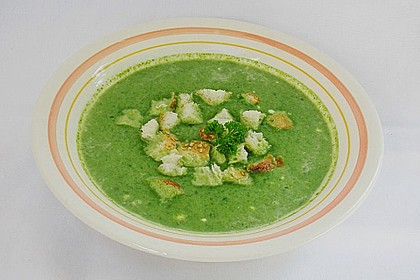 Kalte Spinat - K&auml;se - Suppe