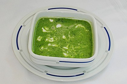 Kalte Spinat - K&auml;se - Suppe 1