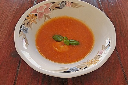 Fenchel - Tomaten - Suppe mit Garnelen 1