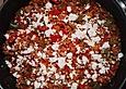Hack - Paprika - Pfanne mit Feta