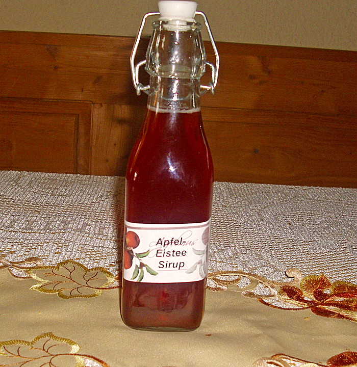 Apfel-Eistee-Sirup (Rezept mit Bild) von CherAndi | Chefkoch.de