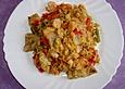 Gem&uuml;se-Reistopf mit Fisch und Krabben