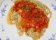 Nudeln in Tomatensauce