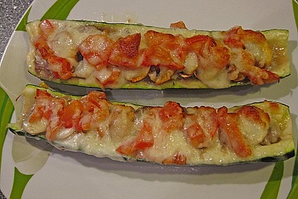 Gefüllte Zucchini 2