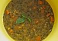 Linsensuppe mit Minze und Mango - Chutney