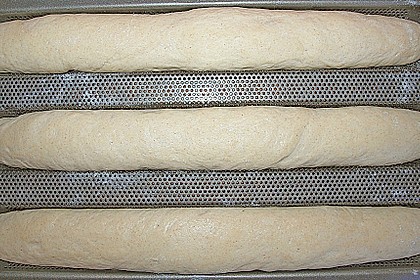 Baguette mit Sauerteig und Vorteig 3