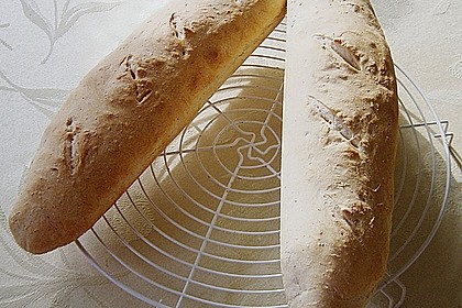 Baguette mit Sauerteig und Vorteig 6