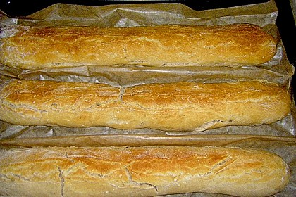Baguette mit Sauerteig und Vorteig 11