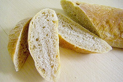 Baguette mit Sauerteig und Vorteig 12