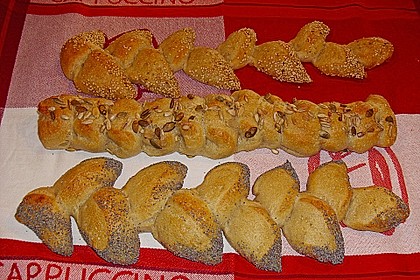 Baguette mit Sauerteig und Vorteig 18