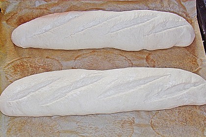 Baguette mit Sauerteig und Vorteig 22