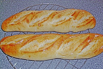 Baguette mit Sauerteig und Vorteig 23