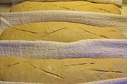 Baguette mit Sauerteig und Vorteig 26