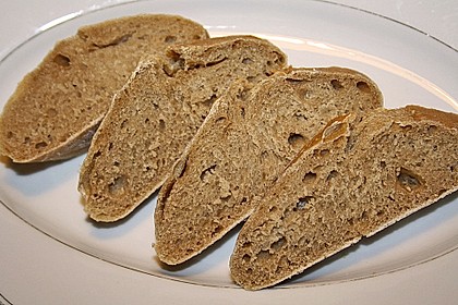 Baguette mit Sauerteig und Vorteig 28