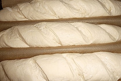 Baguette mit Sauerteig und Vorteig 30