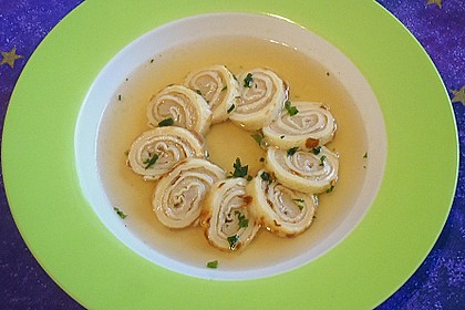 Br&auml;tstrudel als Suppeneinlage 7