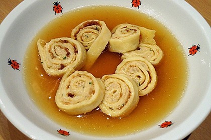 Br&auml;tstrudel als Suppeneinlage 8