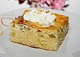 Rhabarberkuchen mit Schmandhaube