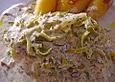 Fischfilet in Lauch - Dill - Wei&szlig;wein - Sauce von Mareihund