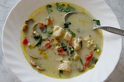 Feurige Pangasiussuppe