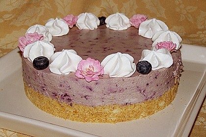 Heidelbeer - Quark - Torte