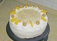 Mandel - Pfirsich - Torte