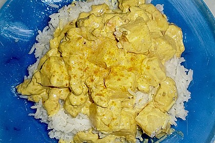 H&auml;hnchen - Ananas - Curry mit Kokosmilch 1