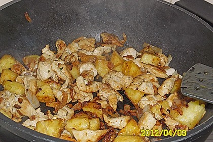 H&auml;hnchen - Ananas - Curry mit Kokosmilch 8