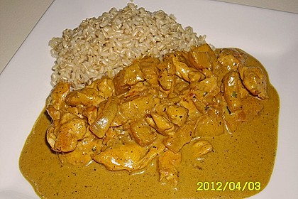 H&auml;hnchen - Ananas - Curry mit Kokosmilch 9