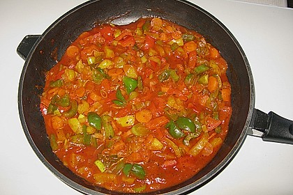 Tomaten - Paprika - Fisch - Auflauf 1