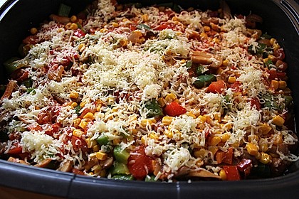 Tomaten - Paprika - Fisch - Auflauf 6
