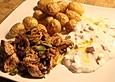 H&auml;hnchen - Gyros mit Paprikaquark