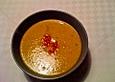 Linsen - Orangen - Suppe mit Granatapfelkernen
