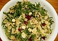 Nudelsalat mit Rucola, Tomate und Mozzarella