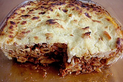 Griechischer Nudelauflauf 4