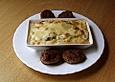 Kartoffelgratin mit Brokkoli und Champignons