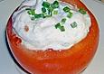 Tomaten mit Kr&auml;uterquarkf&uuml;llung