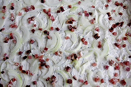 'Falscher' Flammkuchen mit Yufka - Teig 1