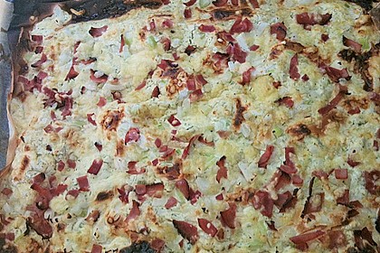'Falscher' Flammkuchen mit Yufka - Teig 12