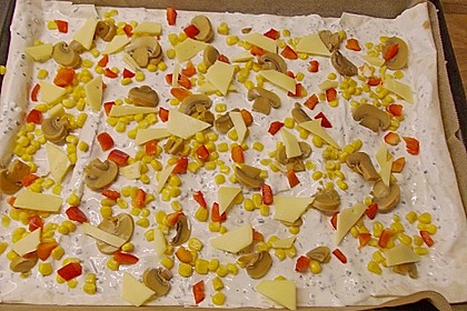'Falscher' Flammkuchen mit Yufka - Teig 16