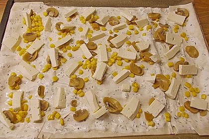 'Falscher' Flammkuchen mit Yufka - Teig 17