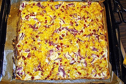 'Falscher' Flammkuchen mit Yufka - Teig 22