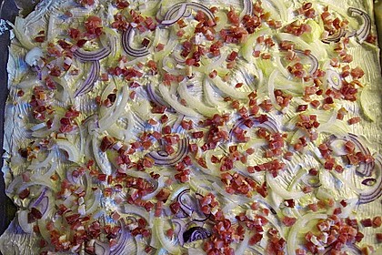 'Falscher' Flammkuchen mit Yufka - Teig 25