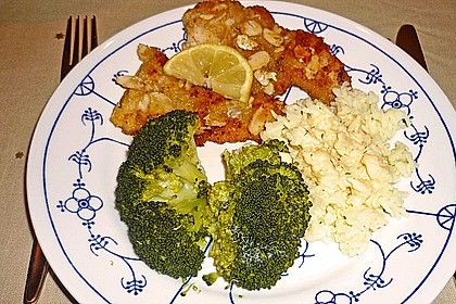 Rotbarschfilet mit Ei - Mandel - Kruste 10