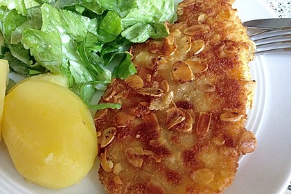Rotbarschfilet mit Ei - Mandel - Kruste 2