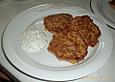 Maislaibchen mit Joghurtsauce