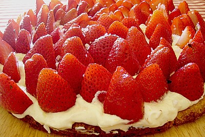 Erdbeerkuchen mit Mascarpone