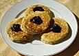Pancakes mit Erdnussbutter