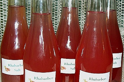 Rhabarbersaft aus dem Dampfentsafter 1